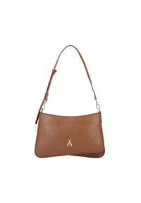 PATRIZIA PEPE - Tris Tris Schultertasche Leder 28.5 cm - dark plum