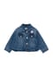 s.Oliver Jeansjacke, Klappkragen, Chiffonblume, für Babys und Kleinkinder Bild 1