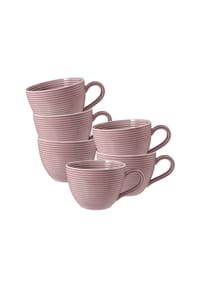 Seltmann Weiden Kaffeetassen Beat Color Glaze 0,26 l 6er Set - BEAT - beige