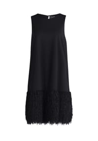 Vera Mont - Abendkleid mit Fransen - Schwarz