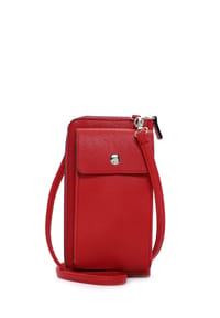 Emily & Noah EMMA - Smartphonetasche, Kartenfächer, Reißverschluss, für Damen - 100 BLACK