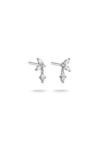 Thomas Sabo - Ohrstecker mit weißem Zirkonia - silberfarben