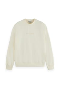 SCOTCH & SODA - Herren Sweatshirt - Core, Logo Front Chest Sweat, Pullover, einfarbig - Dunkelgrün