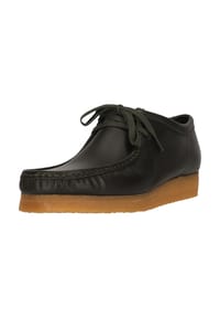 CLARKS® - Schnürschuhe Wallabee mit butterweichem Obermaterial - 5295 Forest Green Lea