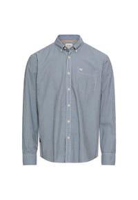 camel active - Langarmhemd mit Knopfleiste - Navyblau