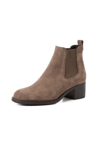 Tamaris - Chelsea Boots, Wildleder, für Damen - 378 TAUPE SUEDE