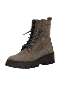 Gabor® - Veloursleder Stiefelette - Braun/Grau