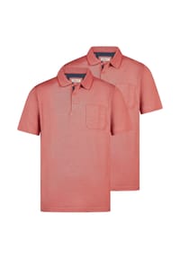 redmond - Poloshirt 2er Pack Basic - Beige