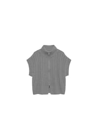 VERO MODA® - Pullunder Bang Rib, Stehkragen, für Damen - 178995  MEDIUM GRE