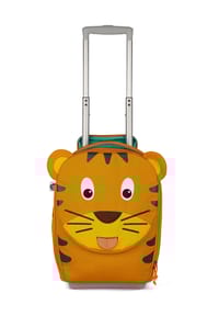 Affenzahn - Kinderkoffer "Tiger", Adressanhänger, für Kinder - ORANGE