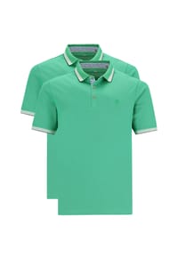 hajo - Poloshirt 2er Pack Pique - Admiralsblau