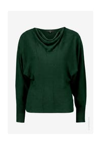 zero - Strickpullover mit Fledermausärmeln - Green Forest