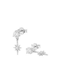 NOELANI - Ohrhänger für Damen, Silber 925, Zirkonia | Stern - SILBER