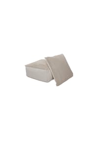 Kayoom - Sitzkissen Shaun 410 80cm x 80cm grau – Eiche - grau