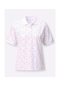 Witt - Poloshirt - flamingo-dunkelrot-getupft