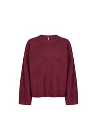 SOYACONCEPT - Pullover Orlean 4, Rippblende, für Damen - 94660 RHODO MELANG