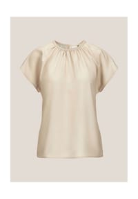 MADELEINE - Blusenshirt mit Glanz-Akzent - kiesel