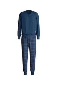 CALIDA - Schlafanzug Relax Streamline1, Bio-Baumwolle, für Herren - 432 GLACIER LAKE