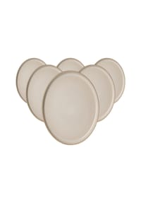 Ritzenhoff & Breker Platte Olivia 25 x 19 cm 6er Set beige - OLIVIA - beige