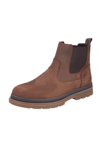 rieker - Leder/Textil Stiefelette - Dunkelbraun