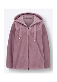 Witt - Fellimitat-Jacke - dunkelblau