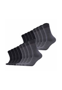 s.Oliver - Unisex Socken, 16er Pack - Kurzsocken, einfarbig - Grau