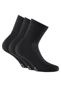 Rohner Advanced Socks - Unisex Socken, 3er Pack - Soft Touch, Kurzsocken, Viskose-Mix - Blau