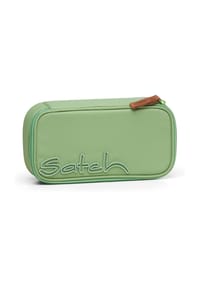 Satch - Schlampermäppchen, Reißverschluss, Stickerei, für Kinder - GRAU