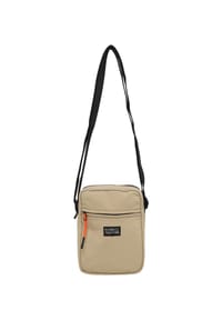 GLOBETROTTER PAULA - Umhängetasche, Reißverschluss, Label - BEIGE