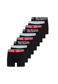 ONLY & SONS - Long Short / Pant 9er Pack ONSFITZ SOLID BOXER - Blau