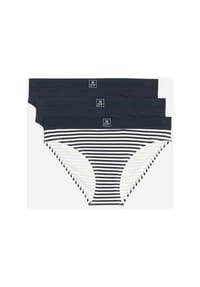 Marc O'Polo - Essentials Slip, 3er-Pack, Logo-Bund, für Damen - 100 WHITE