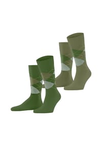 Burlington - Socken Everyday, 2er-Pack, für Herren - 7656 FIR GREEN