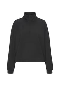 COPENHAGEN STUDIOS - Loungewear-Oberteil, Troyerkragen, für Damen - 118 BROWN