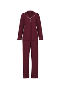 CALIDA - Schlafanzug Night Lovers, Reverskragen, für Damen - 744 ROYAL RED