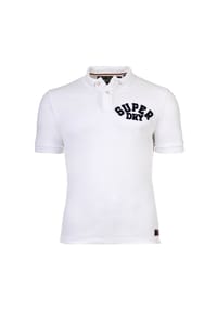 Superdry. - Herren Poloshirt - Vintage Athletic Polo, Logo, Baumwolle, einfarbig - Blau