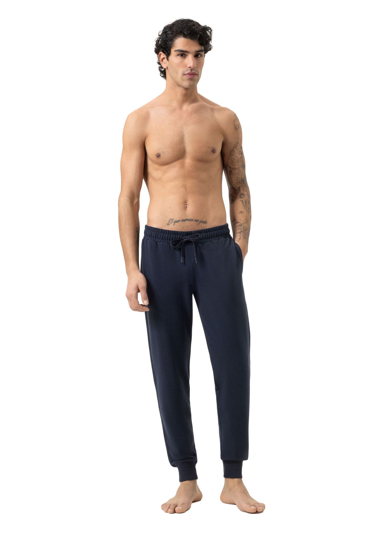Mey Enjoy Comfort Schlafanzug-Hose, Tunnelzug, FüR Herren, Blau, Xl