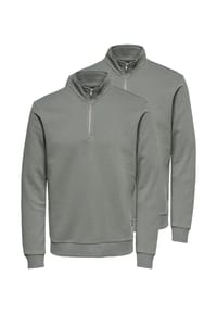 ONLY & SONS - Sweattroyer 2er Pack Ceres - Beige / grau