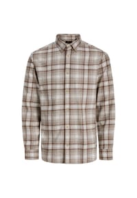 JACK & JONES - Hemd Bluharvey Langarmhemd - beige