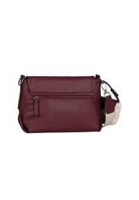 TOM TAILOR FANIA - Umhängetasche, Kunstleder, für Damen - DARK RED