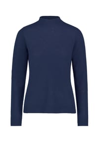 BETTY BARCLAY - Kaschmir-Pullover mit Stehkragen - Iris Blue