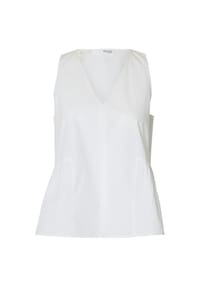 SELECTED FEMME - Blusentop, V-Ausschnitt, für Damen - 179651 WHITE
