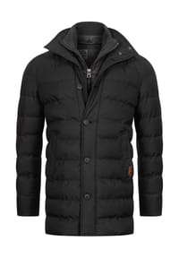 INDICODE - Winterjacke INWooding - Black mix