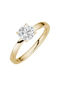 LYOMI - Ring 585/- Gold 1 Diamant Lab Grown 1,0ct. - gelb