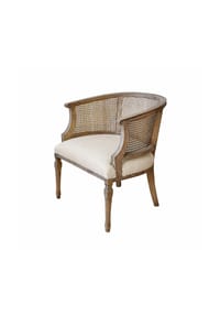 LOBERON - Stuhl Curbigny beige/braun - beige/braun