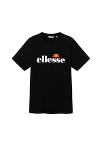ellesse - Herren T-Shirt - PRADO 2, Kurzarm, Rundhals, Logo-Print, Baumwolle, einfarbig - Dunkelblau