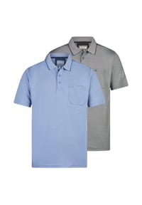 redmond - Poloshirt 2er Pack Basic - Beige