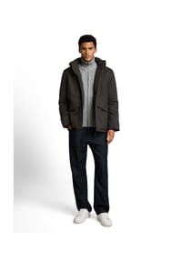 DENIM TOM TAILOR - Funktionsjacke, wasserabweisend, für Herren - 10400 COAL MI GREY