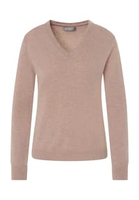 GALERIA - Cashmere Pullover "Schweden", V-Ausschnitt, für Damen - BLACK