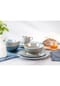 CreaTable Stripes Stein/Blau, Kombiservice 16-tlg STRIPES Bild 19