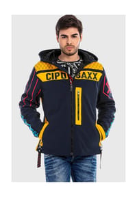 CIPO & BAXX® - Jacke JACKET im farbenfrohen Design - NAVYBLUE